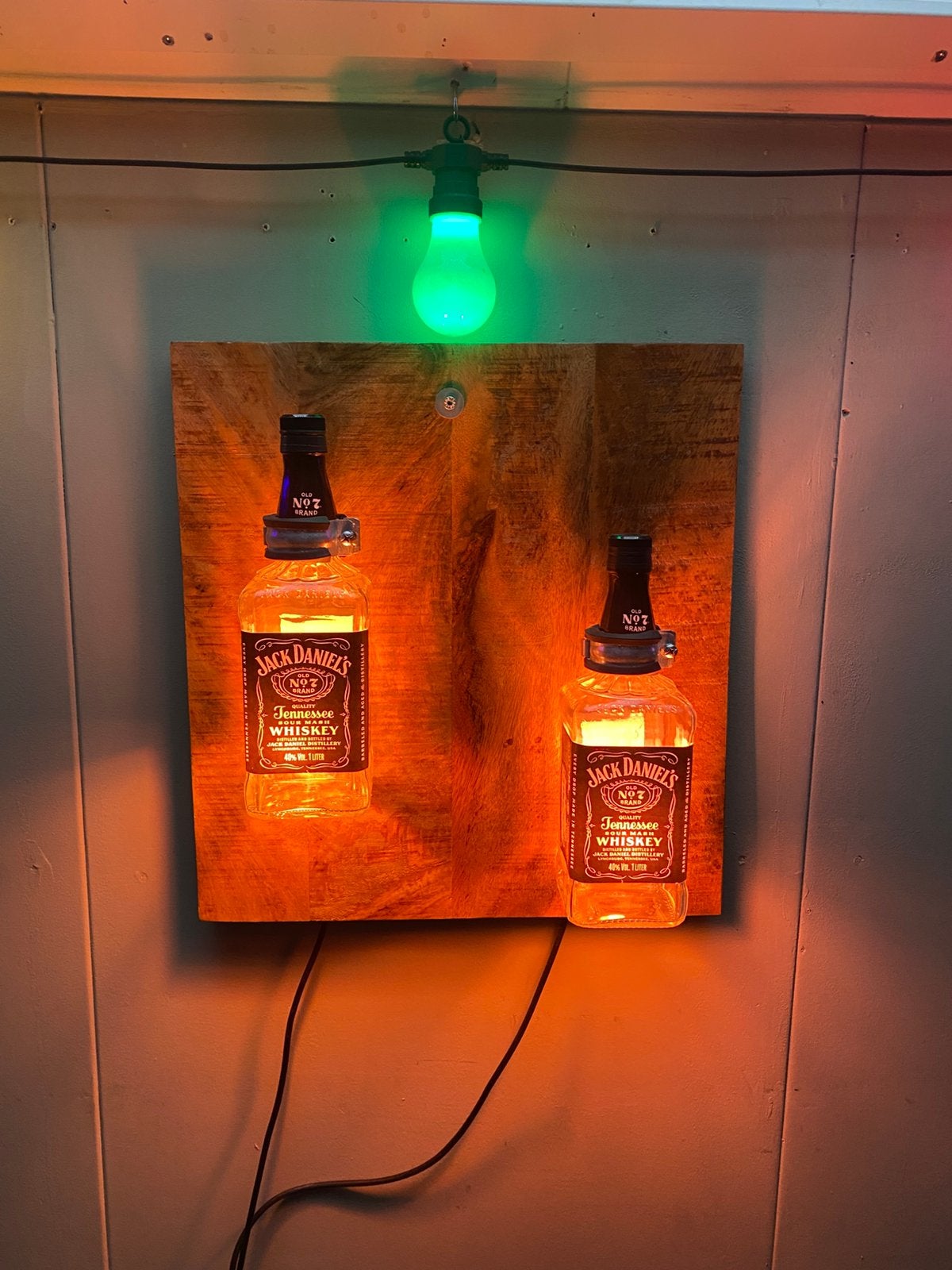 Jack daniels lamp mancave, Ophalen of Verzenden, Zo goed als nieuw, Lichtbak of (neon) lamp