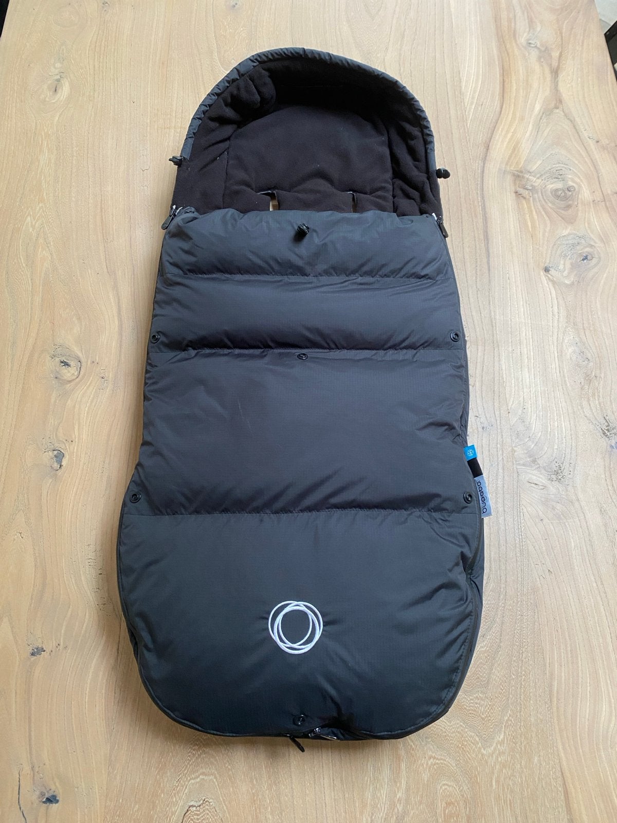 Bugaboo Voetenzak - Zwart, zo goed als nieuw en huisdiervrij, Kinderen en Baby's, Ophalen, Zo goed als nieuw, Bugaboo