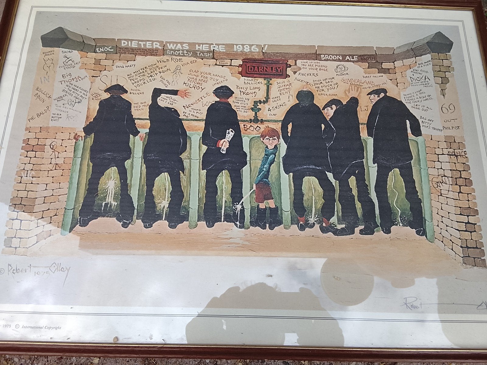 Engelse kunst van Robert Olley, genummerd en gesigneerd, Ophalen, Ingelijst