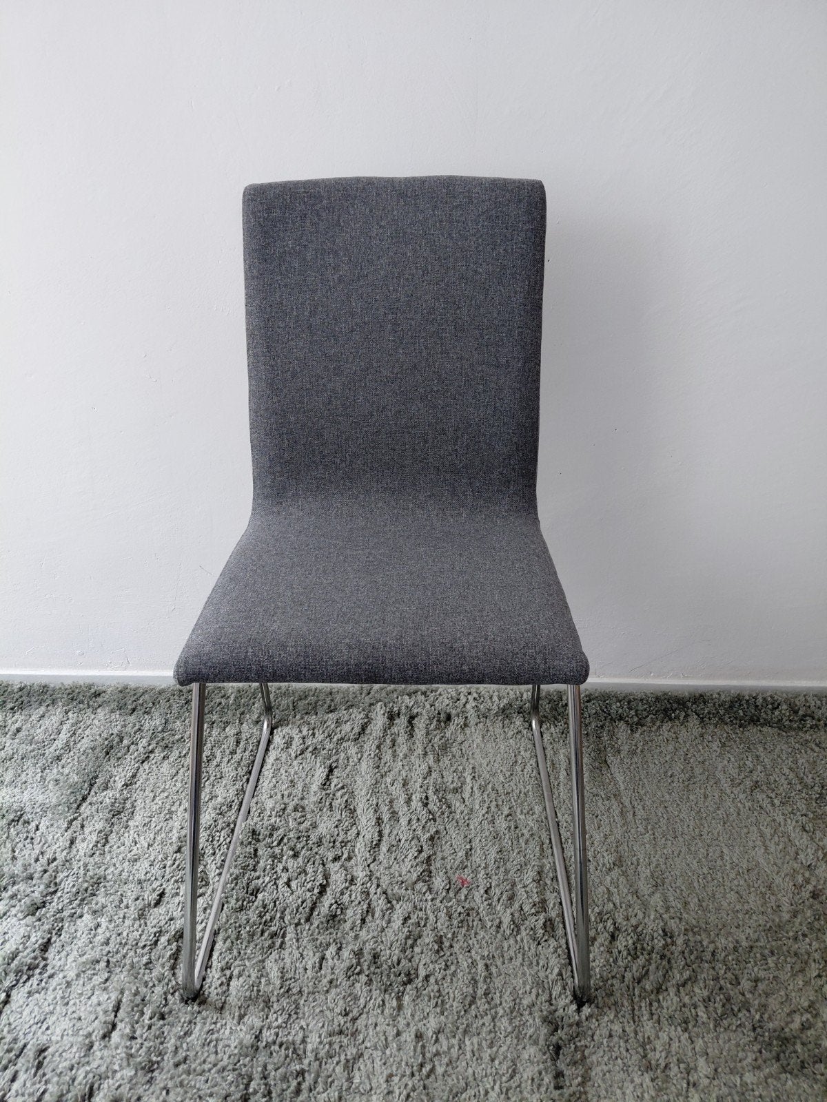 Eetkamerstoel IKEA Lillånäs, Ophalen of Verzenden, Zo goed als nieuw, Grijs, Eén