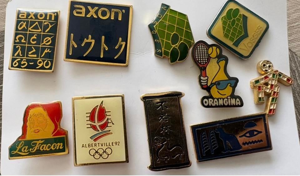 Verzameling van 10 diverse vintage pins, Ophalen of Verzenden, Zo goed als nieuw, Overige onderwerpen