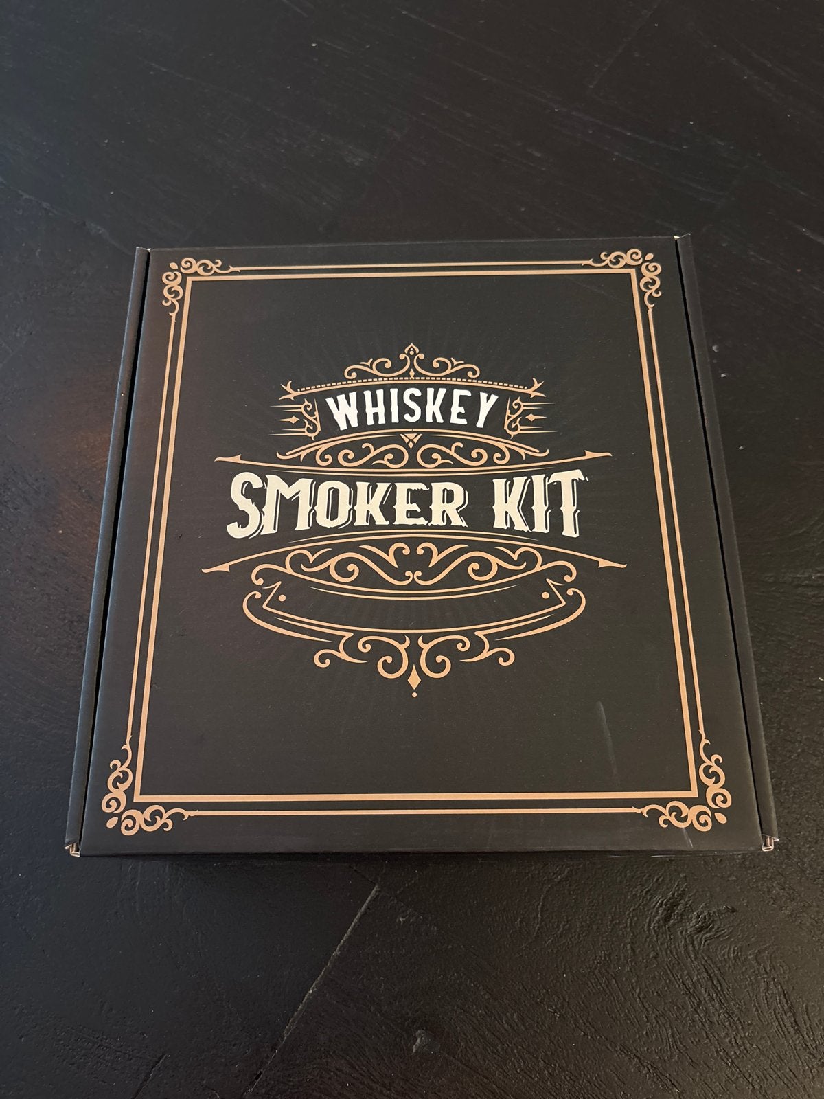 Whiskey Smoker Kit - Rookset voor Cocktails en Drankjes, Hout, Zwart, Overige stijlen, Nieuw