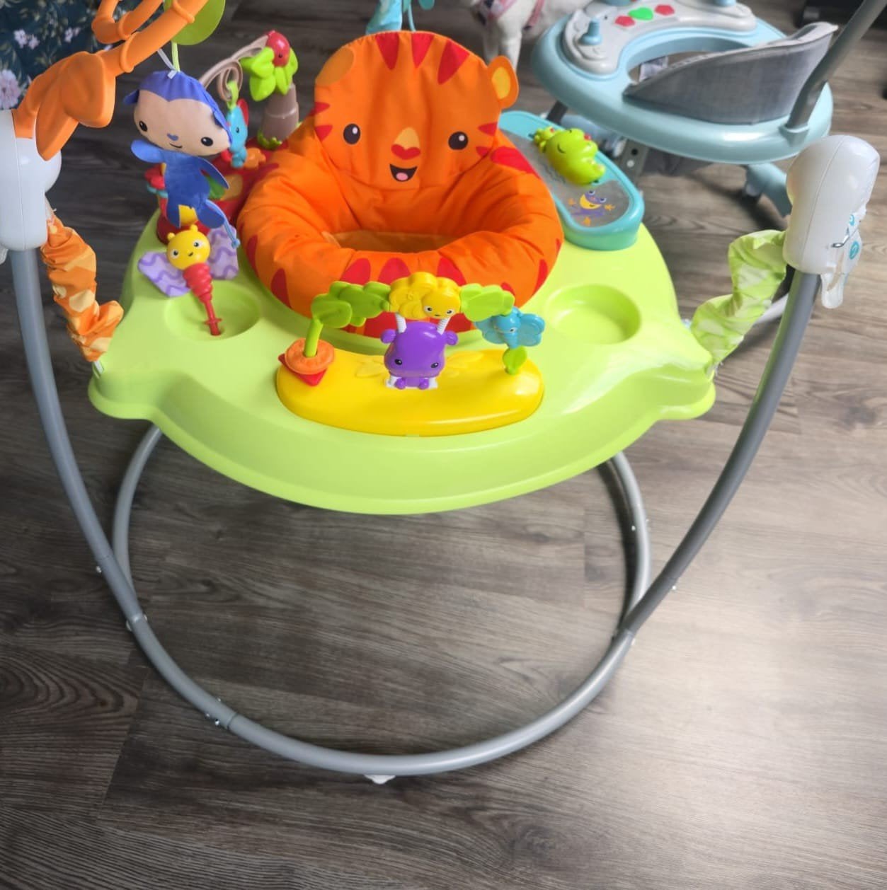 Baby bouncer + gratis VTech speelgoed, Ophalen, Gebruikt, Overige typen, Met geluid