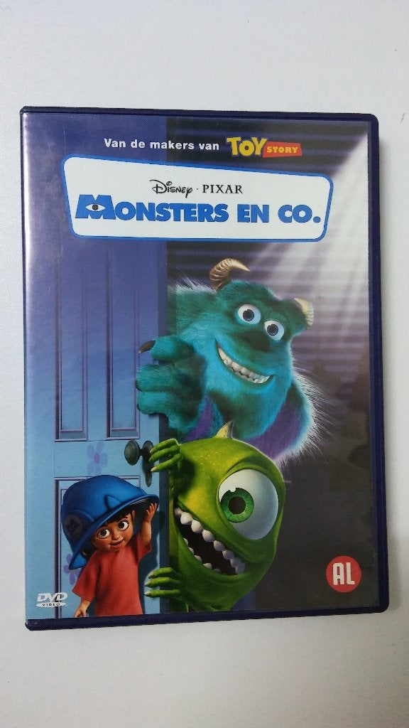 Monsters en Co Mike sully Disney Pixar tekenfilm dvd, Alle leeftijden, Ophalen of Verzenden, Gebruikt, Overige soorten