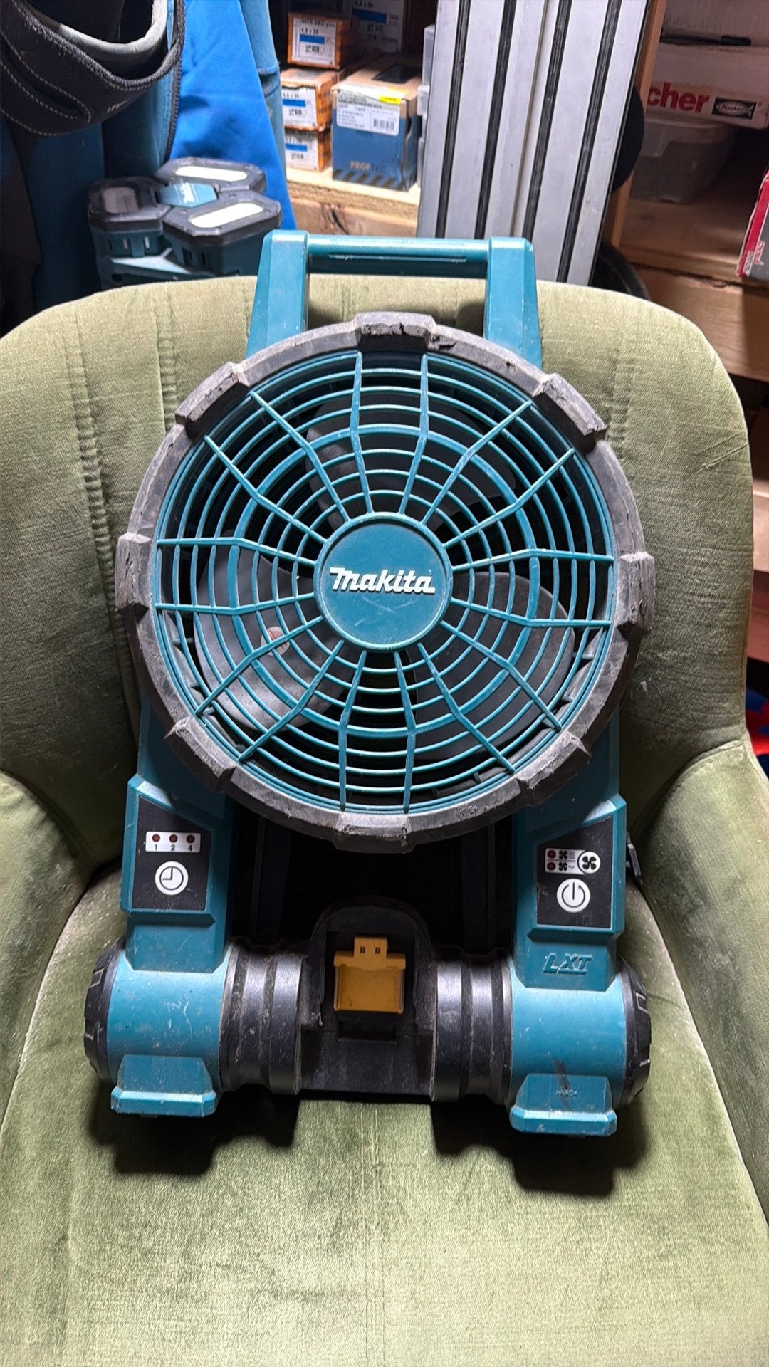 Makita ventilator, Ophalen, Gebruikt, Tafelventilator