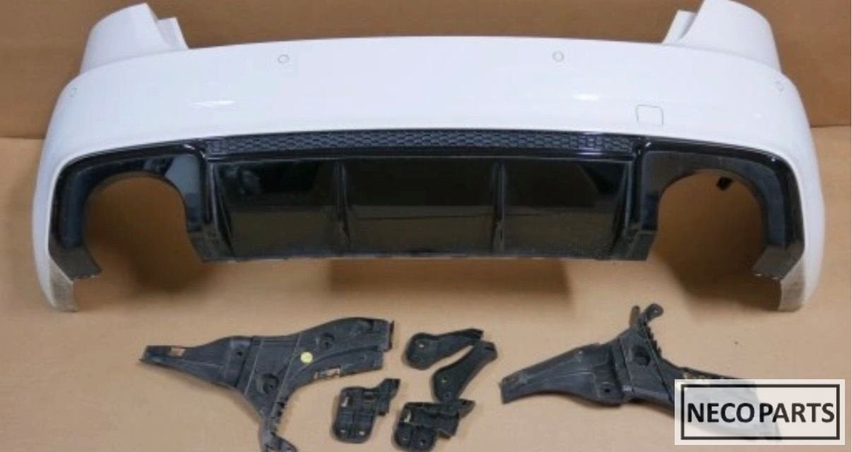 AUDI A3 RS3 8V ACHTERBUMPER 4xPDC LS9R SPORTBACK ORIGINEEL, Gebruikt, -, Achter, -