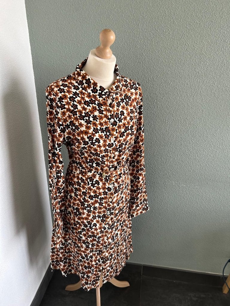 Fabienne Chapot maat 42 NIEUW Hayley dress 187, Bruin, Maat 42/44 (L), Nieuw, Ophalen of Verzenden