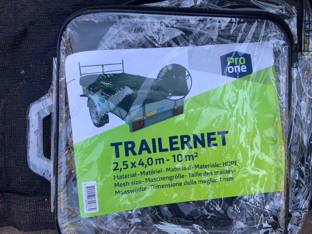Nieuw aanhangernet met elastische koord 2,5 x 4, Auto diversen, Aanhangwagen-onderdelen, Ophalen of Verzenden, Nieuw