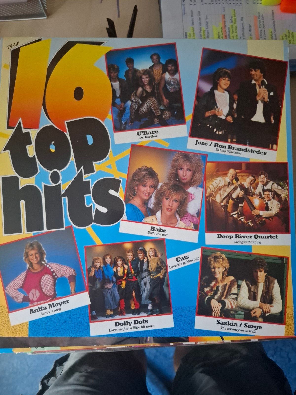16 Top Hits TV-LP - Diverse Artiesten Pop Rock, Cd's en Dvd's, LP, Gebruikt, Pop, Ophalen of Verzenden