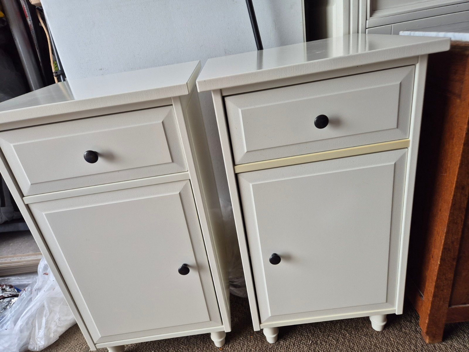 2 ikea nachtkastjes, Ophalen, Gebruikt, Minder dan 45 cm