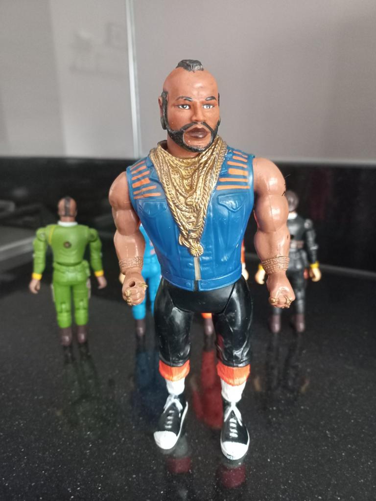 Vintage B.A. Baracus Actiefiguur - The A-Team (Jaren '80), Ophalen of Verzenden, Gebruikt