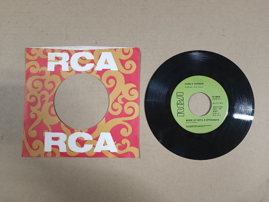 Single: Curly Putman - Woke Up With A Stranger (1970) USA, Verzenden, Gebruikt, Pop