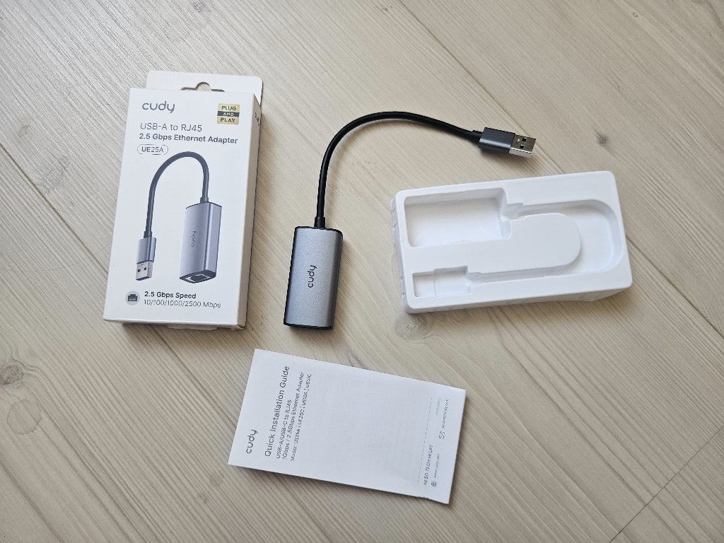 CUDY UE25A USB-A 3.0 naar 2,5 Gbps Ethernet-adapter, Ophalen of Verzenden, Nieuw