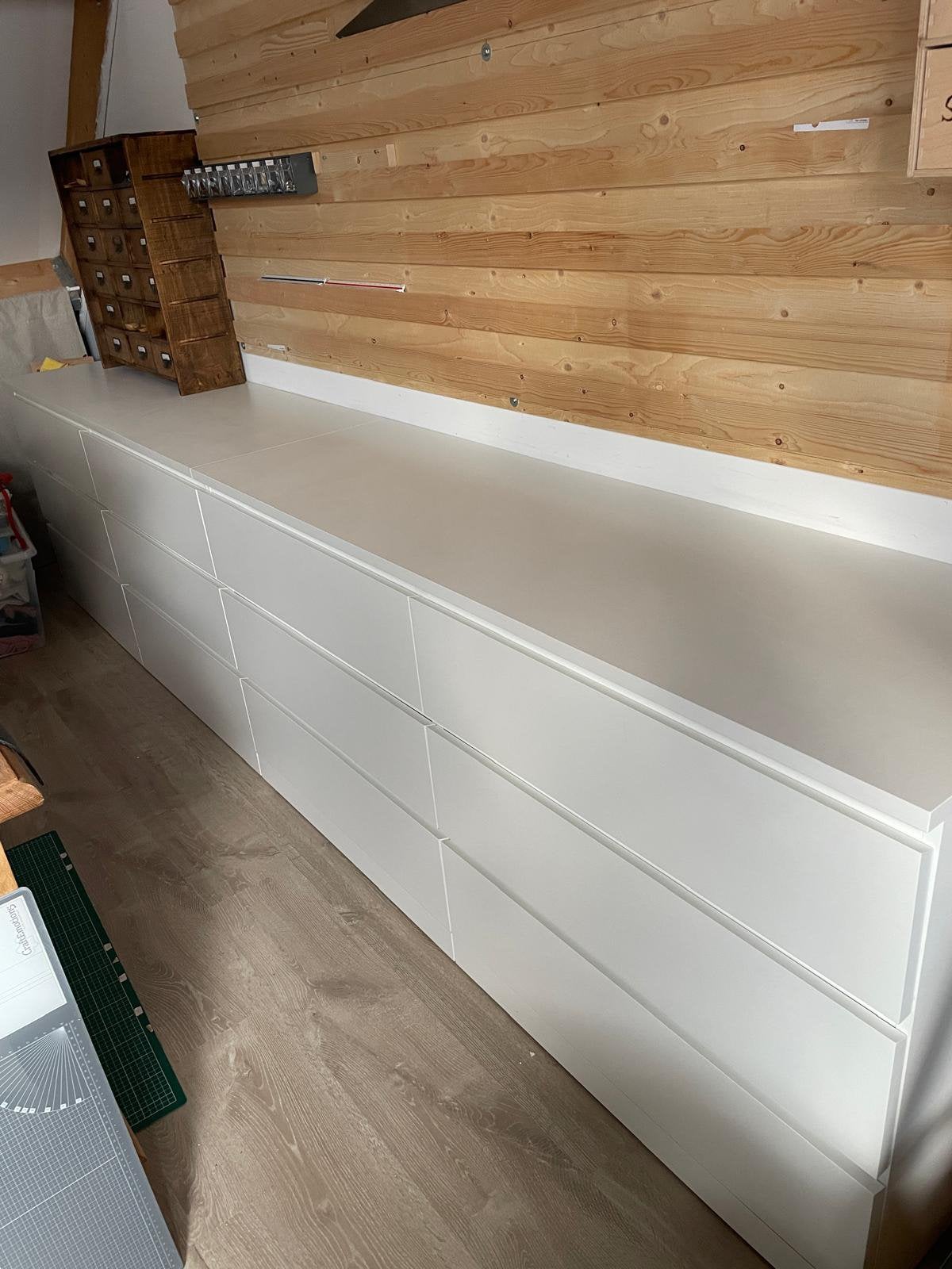 IKEA Malm ladekast wit, Ophalen, 50 tot 100 cm, Zo goed als nieuw, 3 of 4 laden