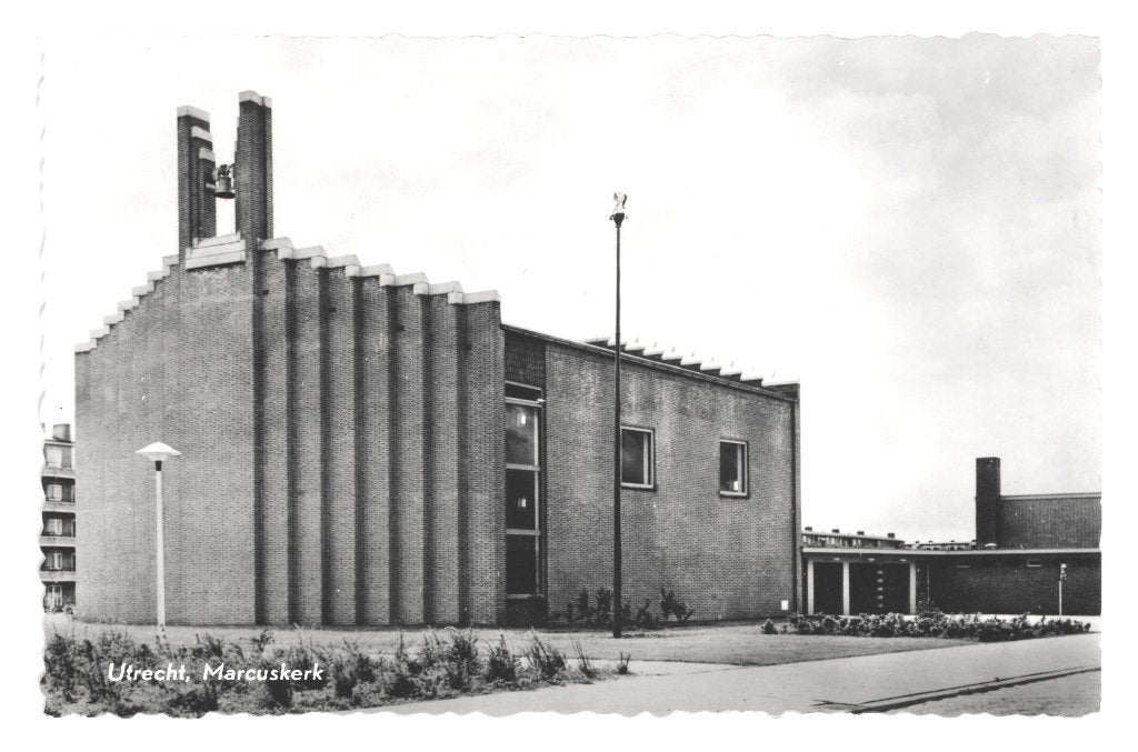 988541 Utrecht Marcuskerk Nette oude kaart Onbeschreven, Verzamelen, Ophalen of Verzenden, 1940 tot 1960, Ongelopen, Utrecht