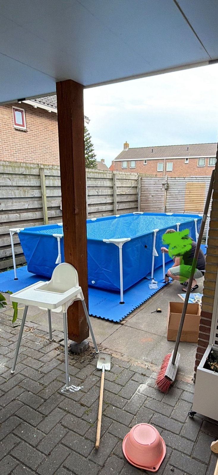 Intex zwembad 4,5x2,2x0,84, Ophalen, Minder dan 80 cm, Opzetzwembad, Rechthoekig