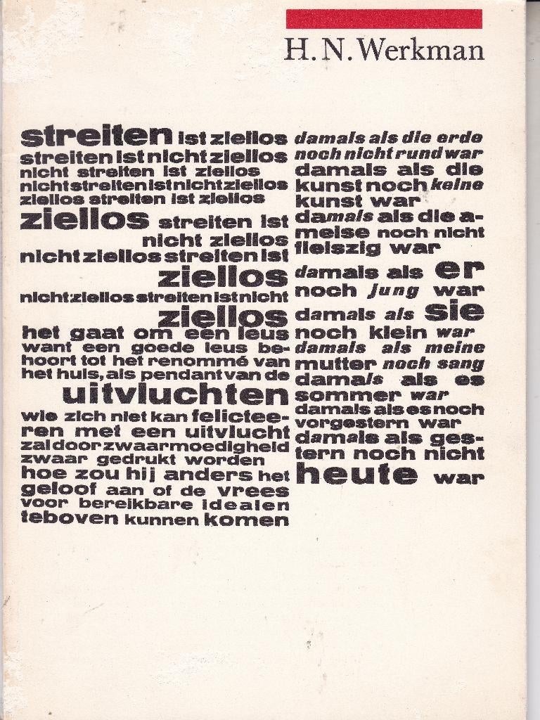 De Ploeg - H.N. Werkman - tentoonstellingsgids uit 1965, Ophalen of Verzenden, Gelezen