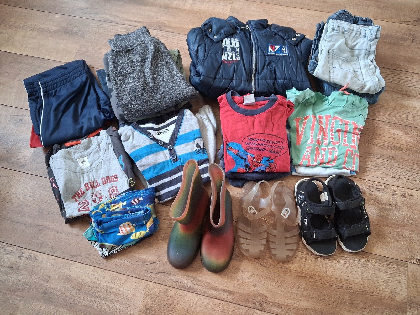 pakket jongenskleding maat 110/116, Kinderen en Baby's, Kinderkleding | Maat 110, Gebruikt, Jongen, Setje, Ophalen of Verzenden