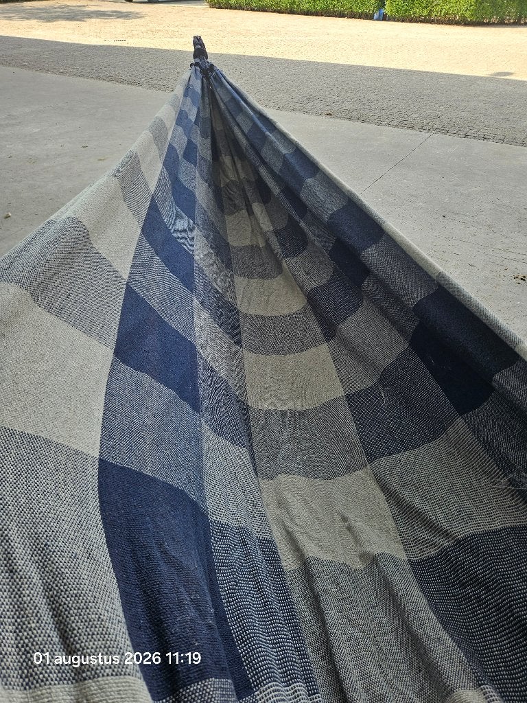 Hangmat met frame, Tuin en Terras, Hangmatten, Ophalen, Gebruikt, Met standaard, Eenpersoons