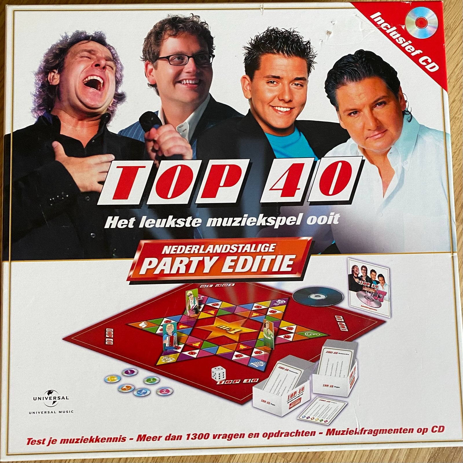 Top 40: Het leukste muziekspel ooit - Party Editie, Hobby en Vrije tijd, Drie of vier spelers, Ophalen of Verzenden, Gebruikt