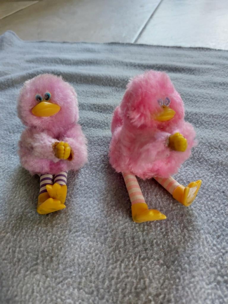 2x vogel knijpbeestje, Ophalen of Verzenden
