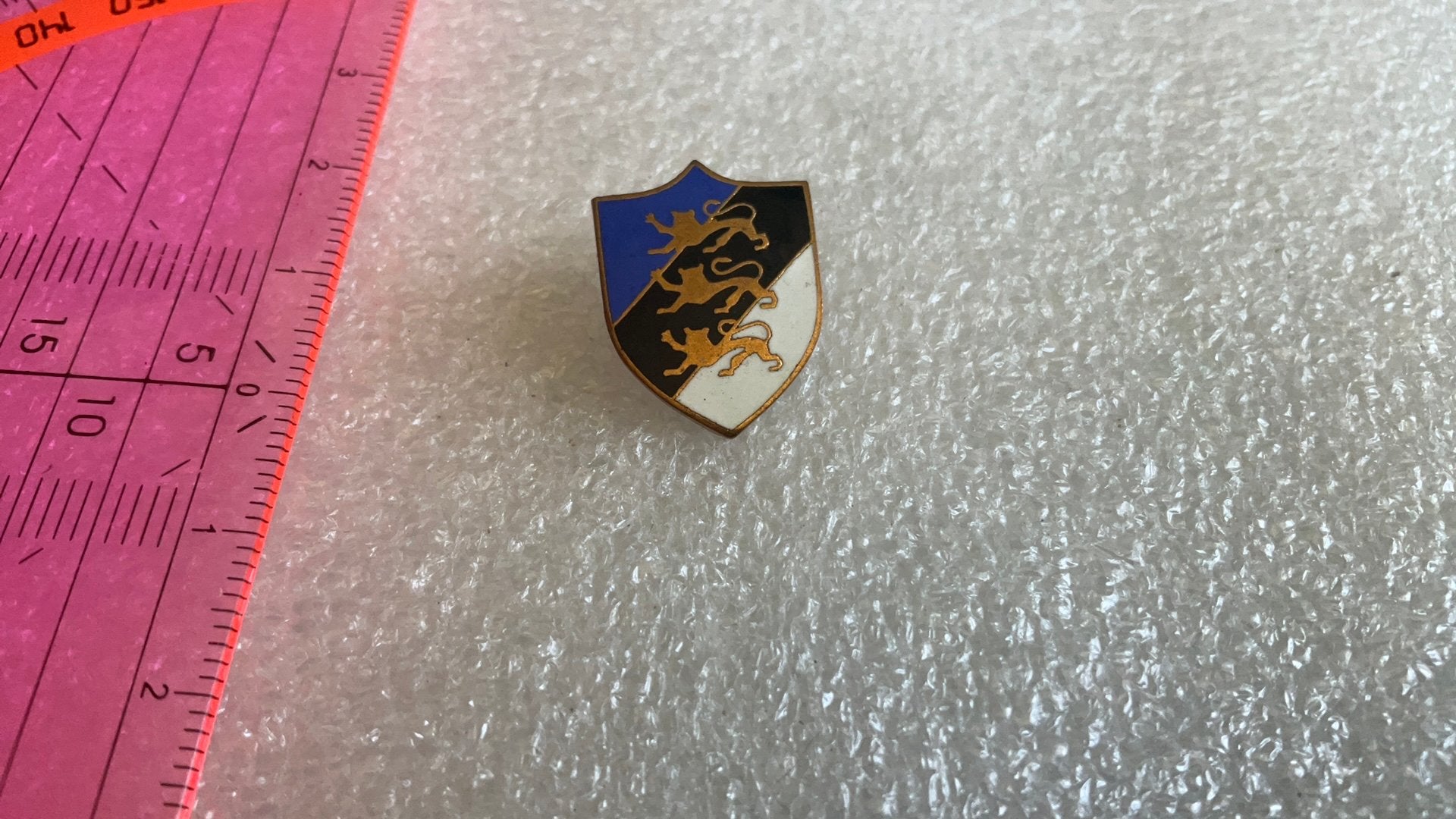 Broche wapen Estland, Ophalen of Verzenden, Zo goed als nieuw, Overige onderwerpen