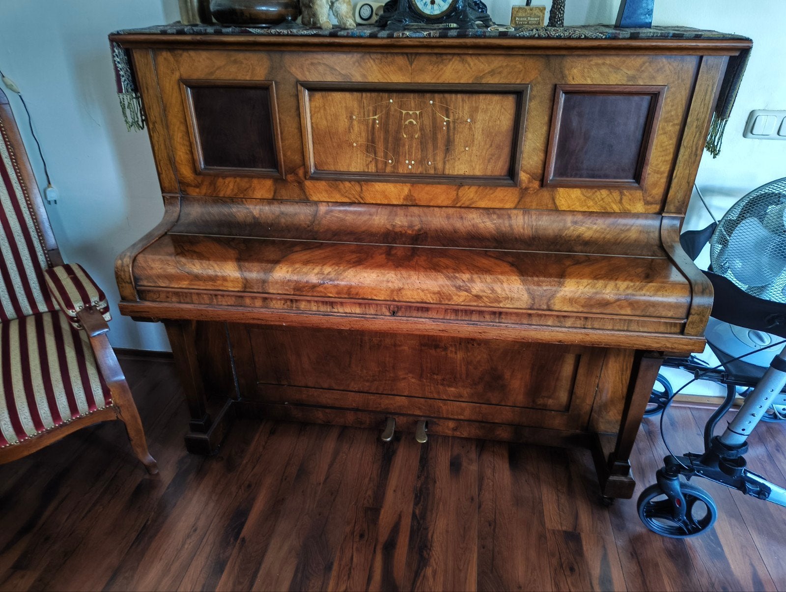 Mahonie Piano - Rudolf Ibach Sohn, Ophalen, Gebruikt, Bruin, Piano