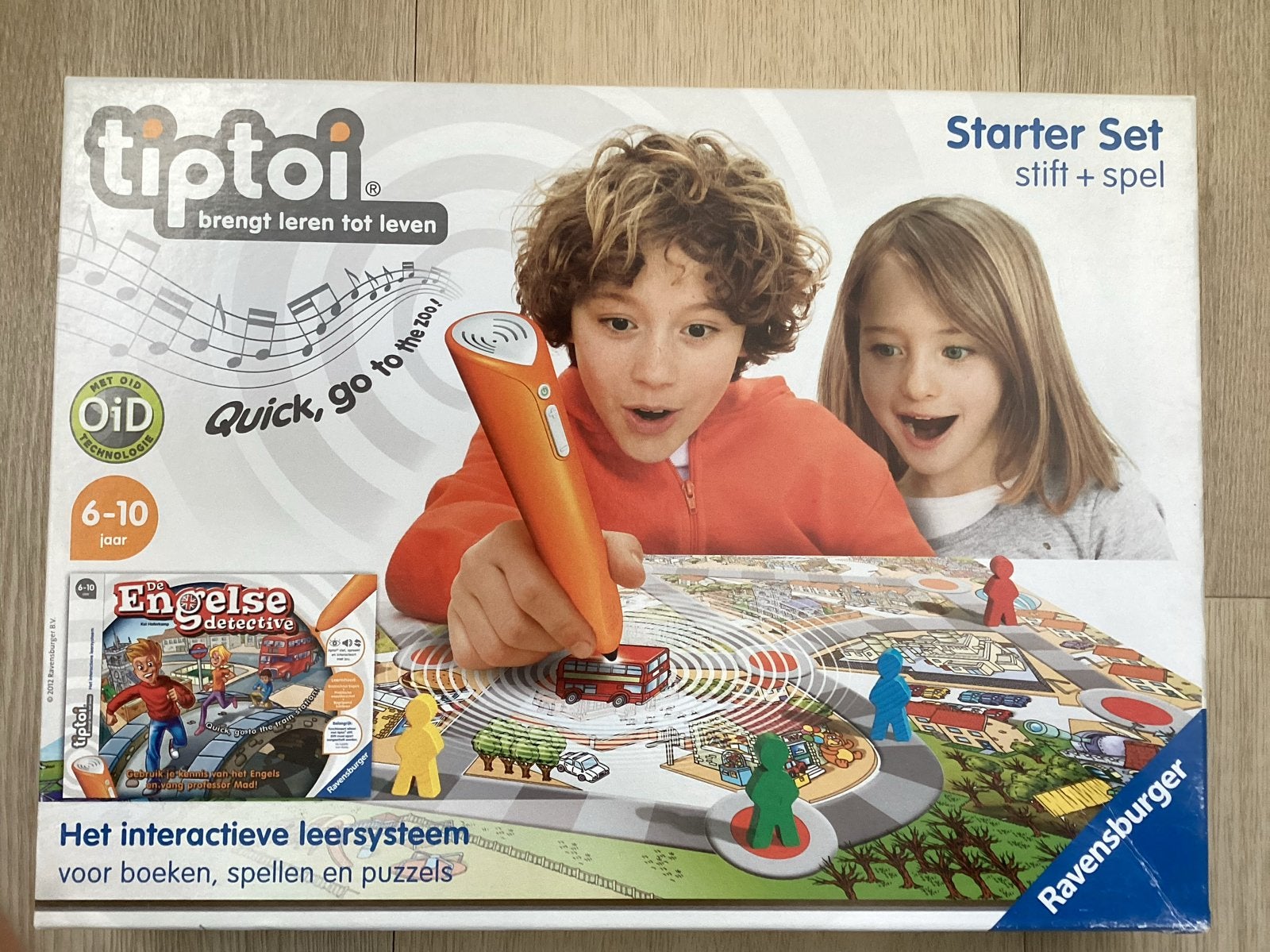 tiptoi Starter Set Stift + Spel 'De Engelse Detective', Ophalen of Verzenden, Gebruikt, Taal en Lezen
