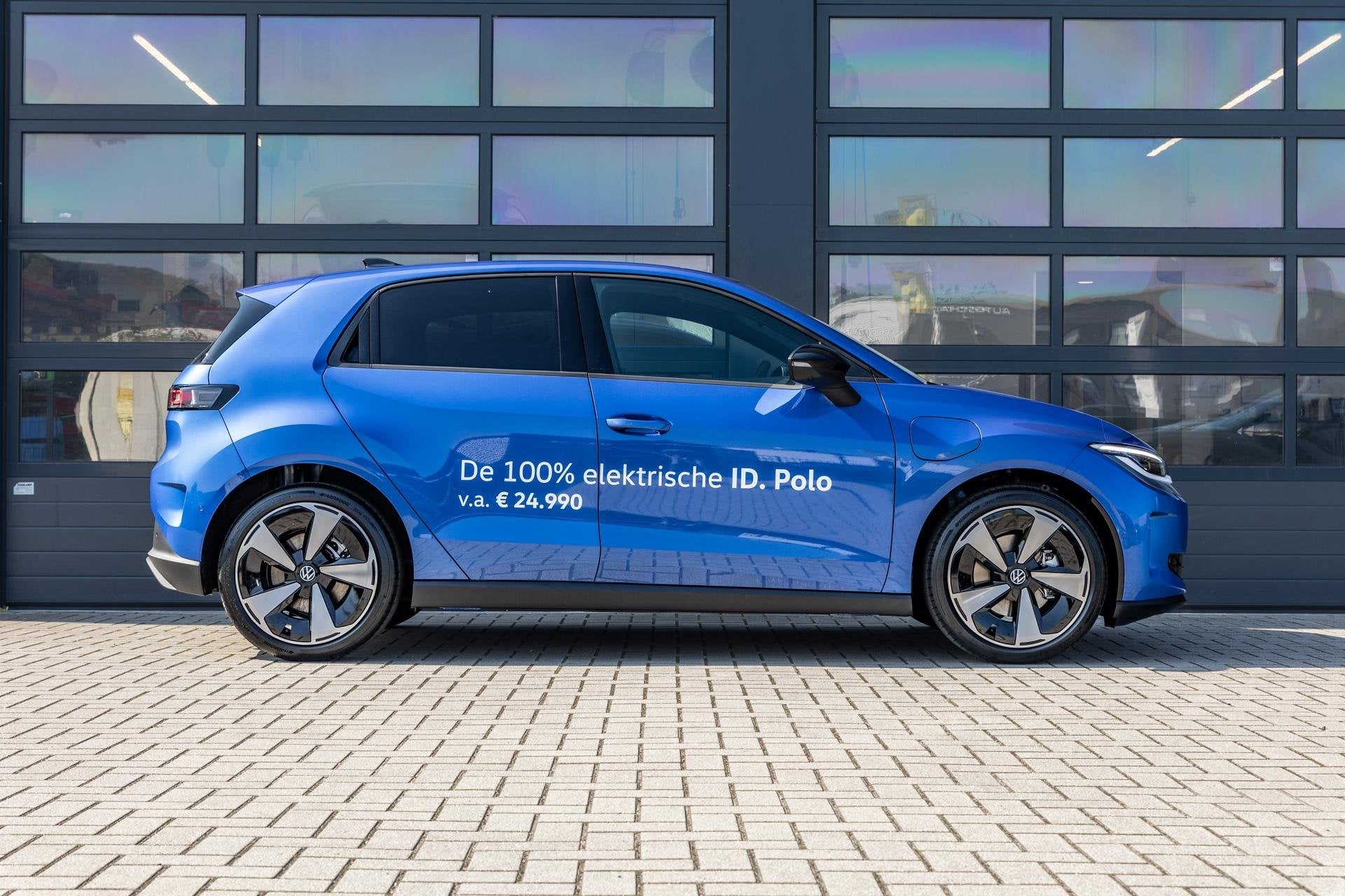Volkswagen ID. Polo 211pk Style First Edition 52 kWh | 19" V, Auto's, Volkswagen, 12 maanden, Stof, Blauw, 1476 kg