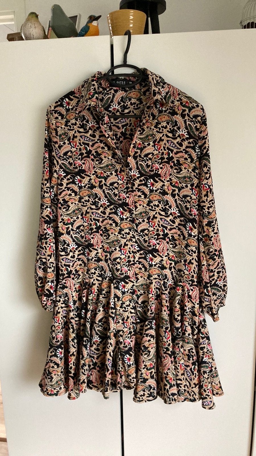 Guts & Gusto jurk met paisley print - Maat S, Kleding | Dames, Jurken, Zo goed als nieuw, Maat 36 (S), Overige kleuren, Boven de knie