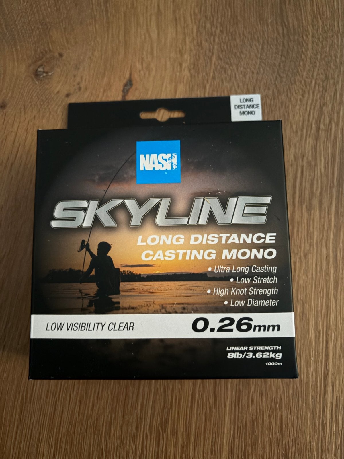 Nash Skyline Long Distance Casting Mono Vislijn 0.26mm, Watersport en Boten, Ophalen of Verzenden, Nieuw, Vislijn