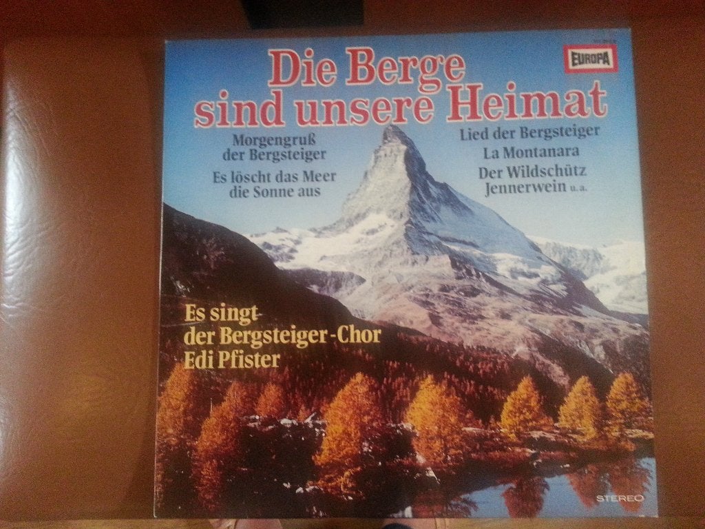 Alfons Zitz Und Der Bergsteiger-Chor Die Berge Sind Un, Ophalen of Verzenden, Zo goed als nieuw, 12 inch