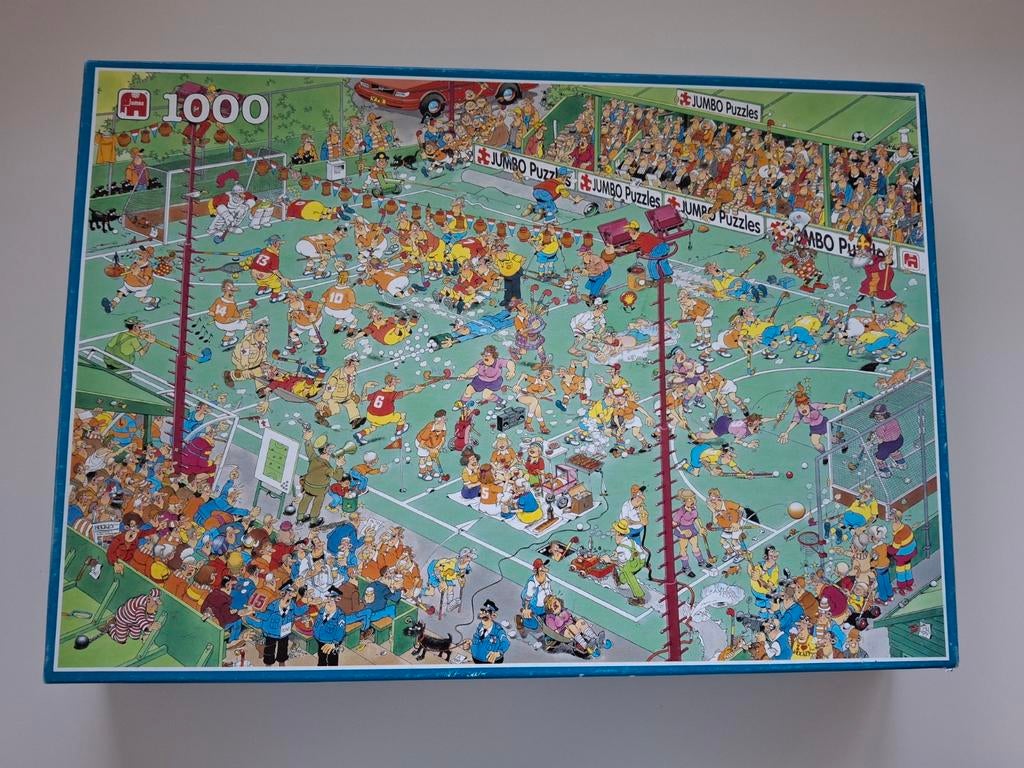 Jan van Haasteren puzzel Hockey, Hobby en Vrije tijd, Denksport en Puzzels, Ophalen, 500 t/m 1500 stukjes, Gebruikt, Legpuzzel