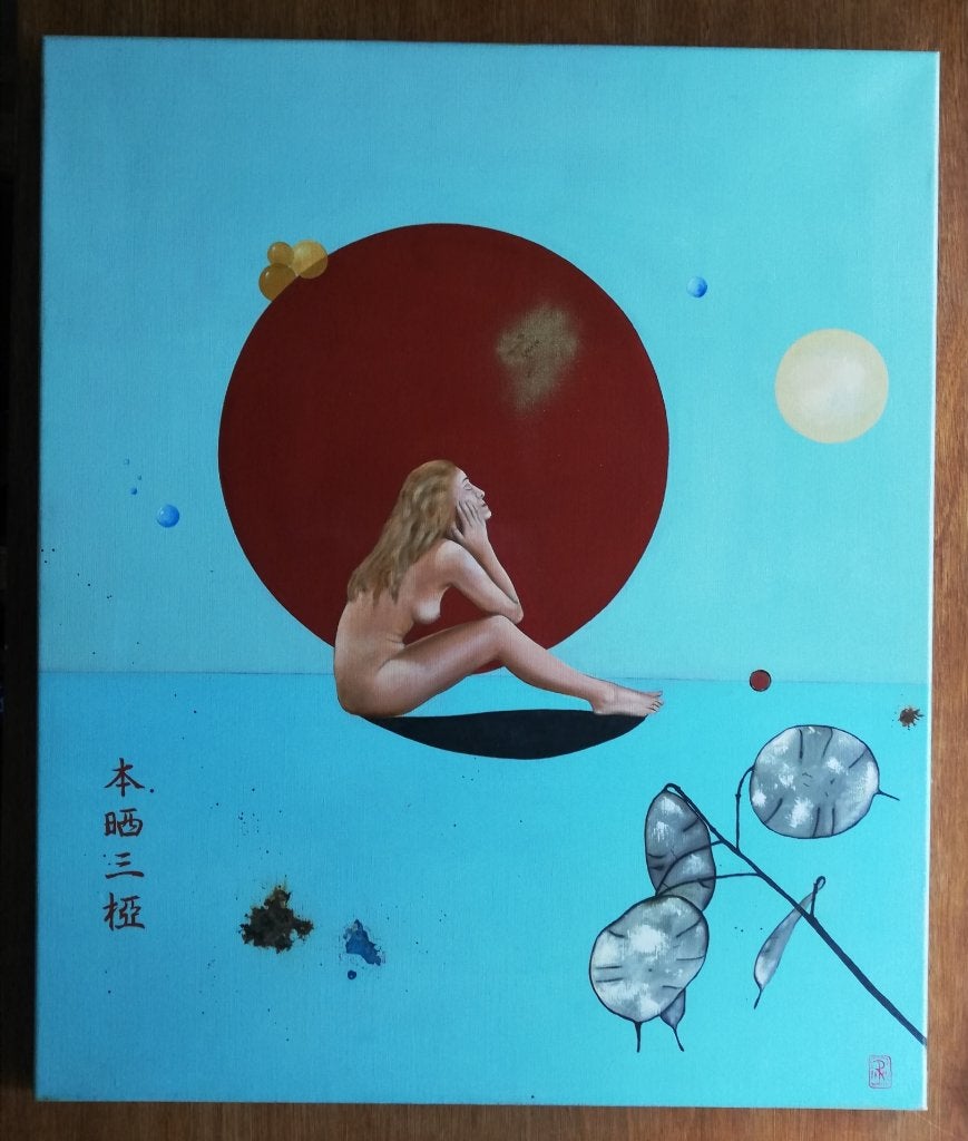 Schilderij Rust - schilder R. Kauffeld, Ophalen
