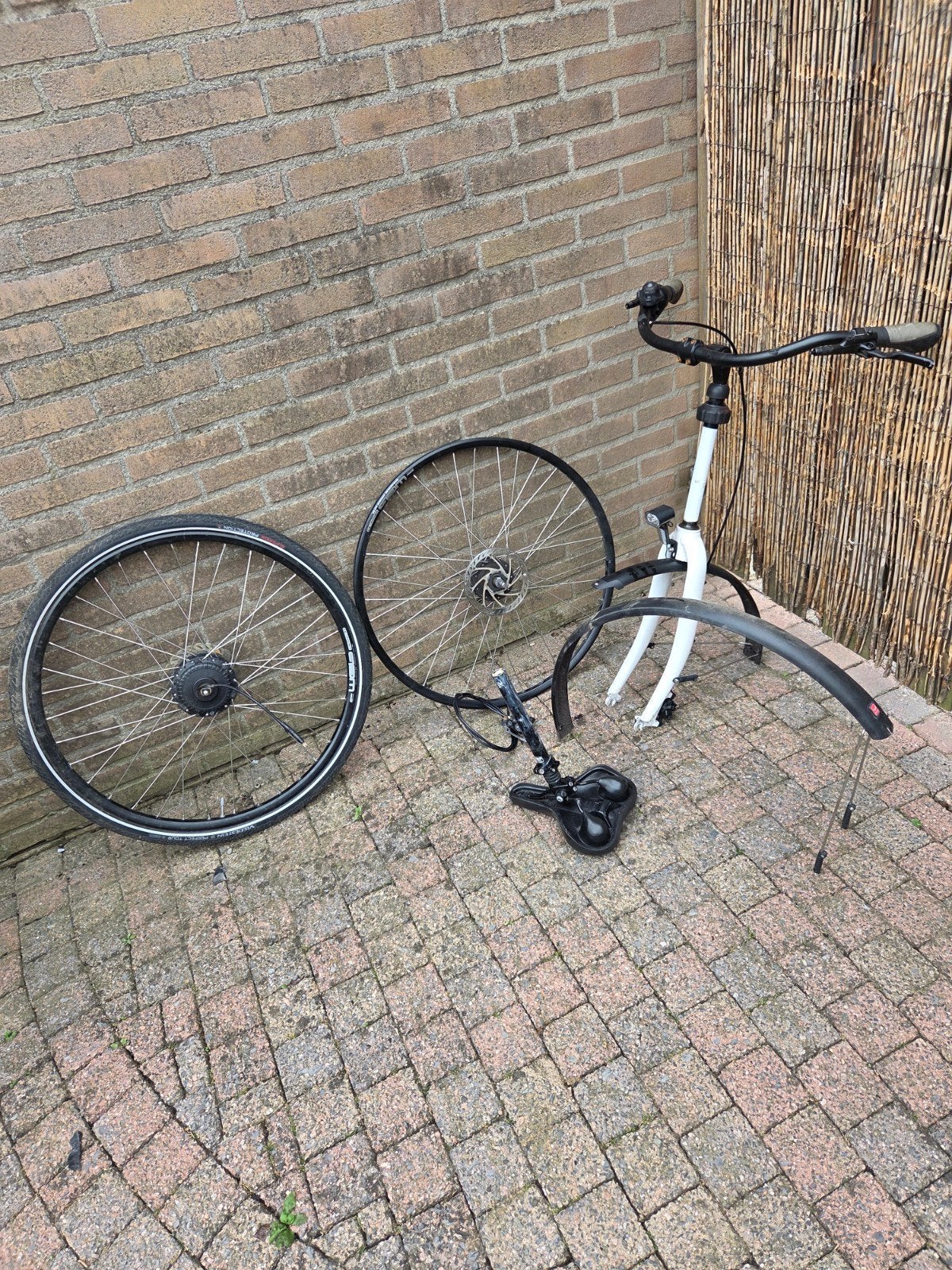 Stella Shimano Nexus wielen met motor en schijfrem, Ophalen, Gebruikt