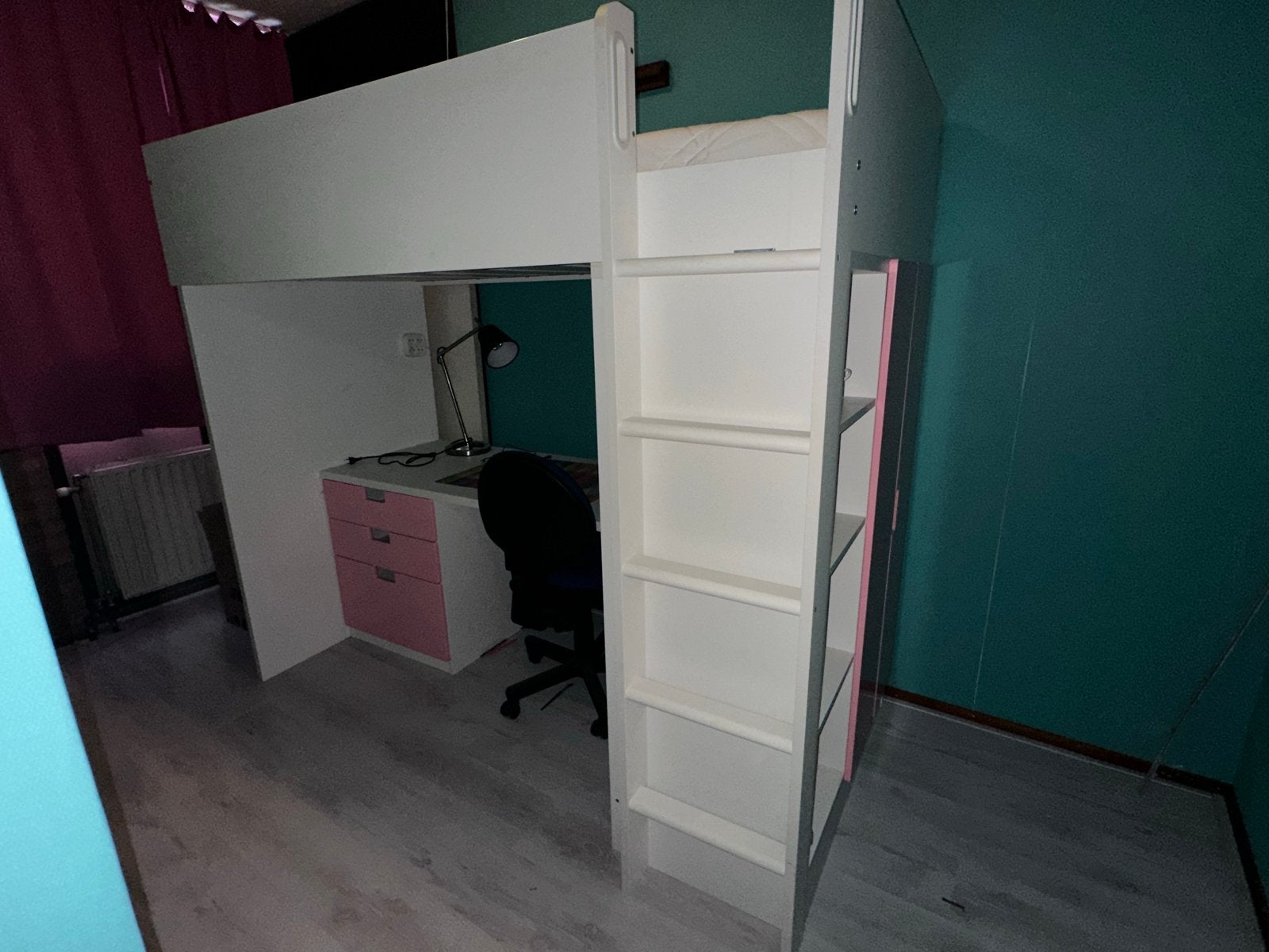 SMÂSTAD hoogslaper, Ophalen, Zo goed als nieuw, Stapelbed