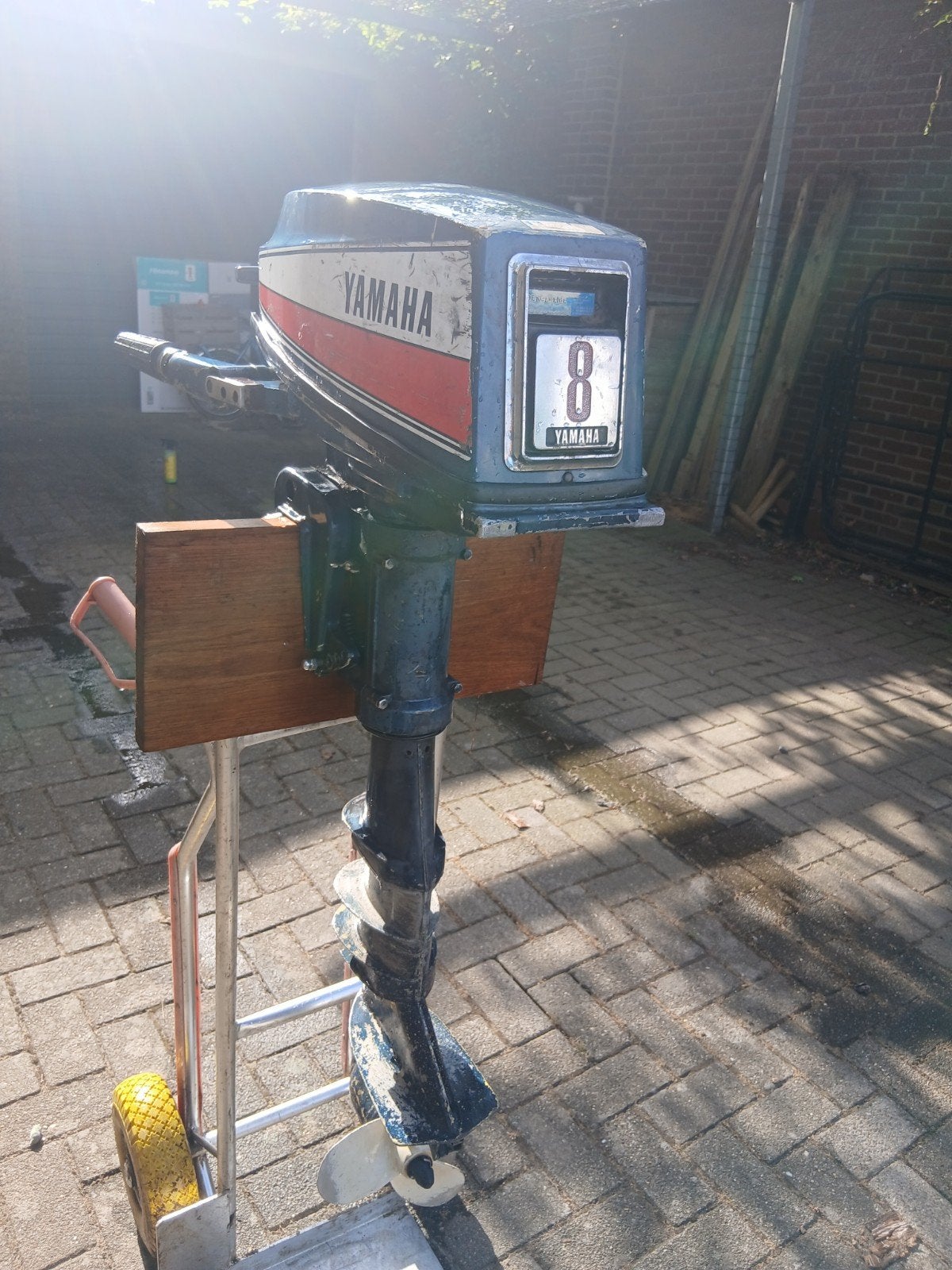 yamaha 8pk 2 takt langstaart, Watersport en Boten, Ophalen, Gebruikt, 5 tot 10 pk, Buitenboordmotor