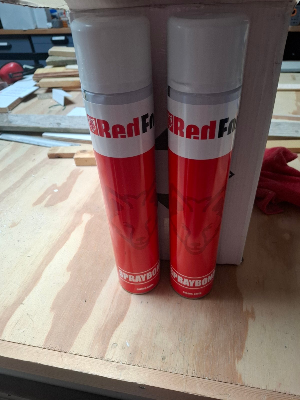 Red Fox Spraybond Hittebestendige Contactlijm, Ophalen of Verzenden, Nieuw