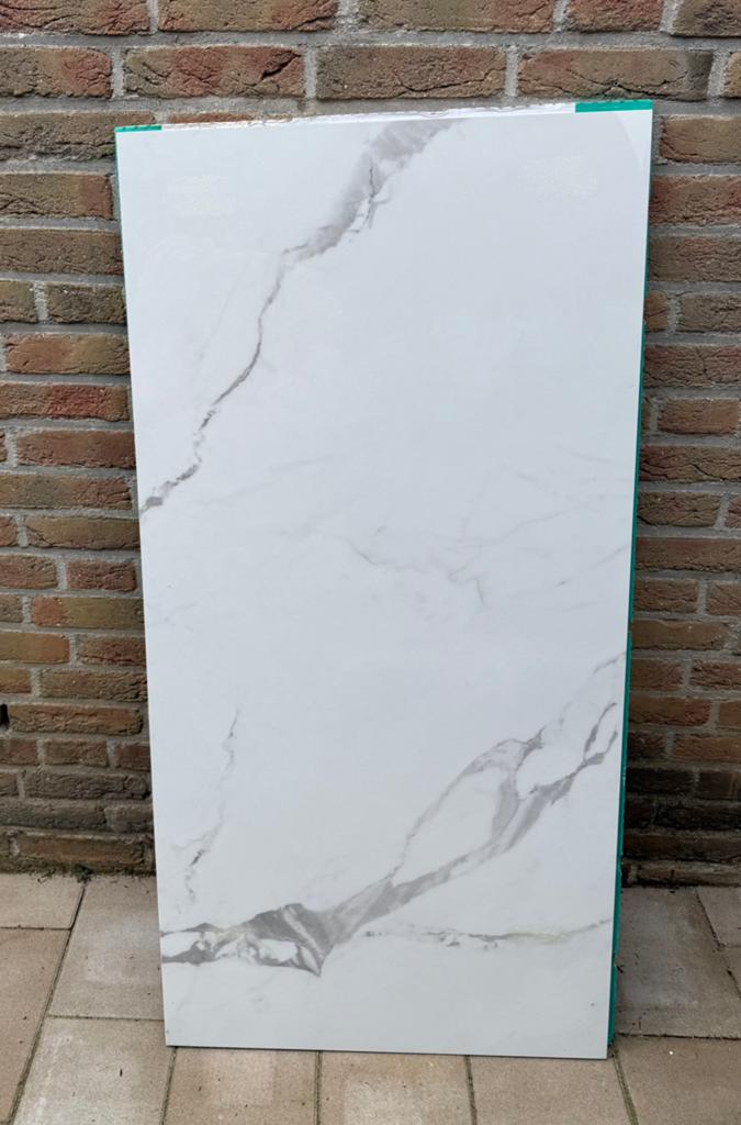 Vloer/wandtegel keramisch marmerlook 60x120 6st., Ophalen, 60 cm of meer, Nieuw, Minder dan 5 m²