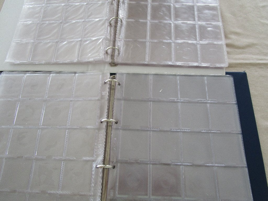 Plastic bladen voor munten, Ophalen, Verzamelmap