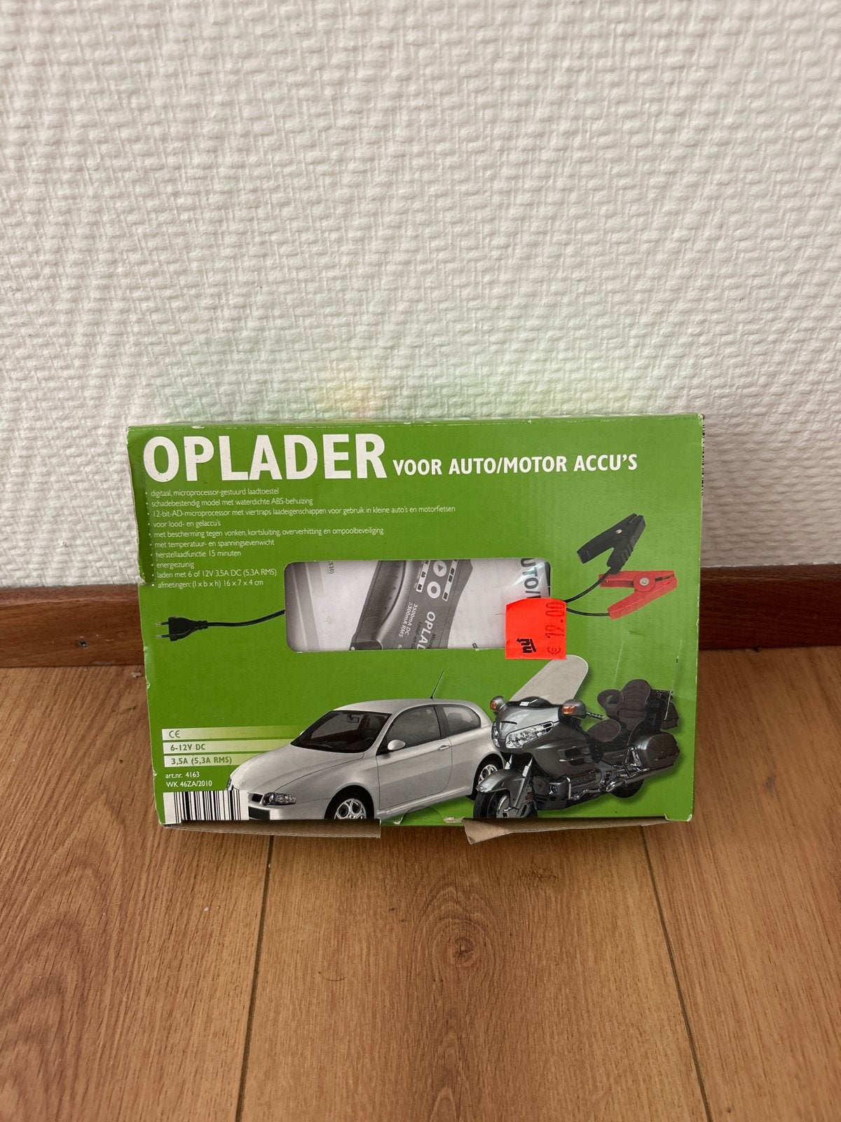 Oplader voor auto/motor accu's - 6-12V DC, Ophalen of Verzenden, Nieuw, Universele onderdelen