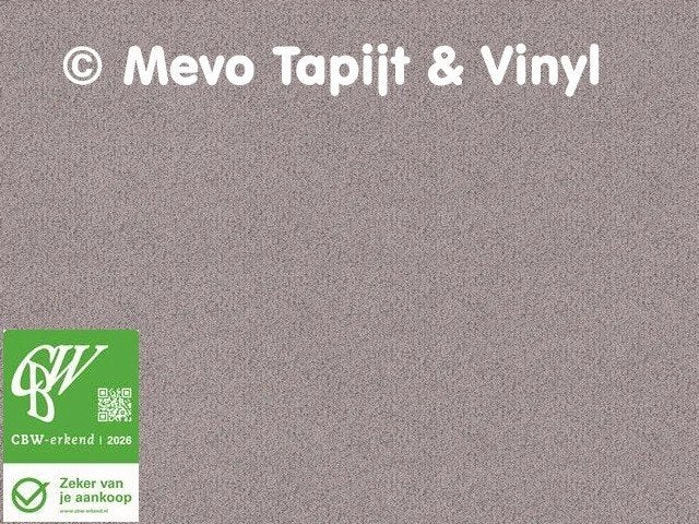 Tapijt Comfrey Grijs, lengte 1.50 mtr, breedte 4 mtr, Huis en Inrichting, Stoffering | Vloerbedekking, Ophalen, MeVo tapijt en vinyl