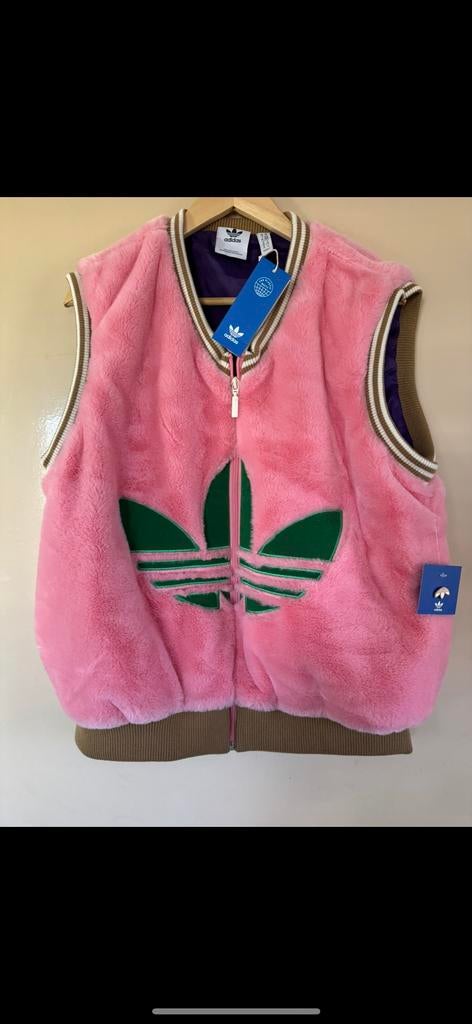 Adidas Roze Vest - Nieuw met labels, Kleding | Dames, Ophalen of Verzenden, Nieuw, Maat 38/40 (M), Roze
