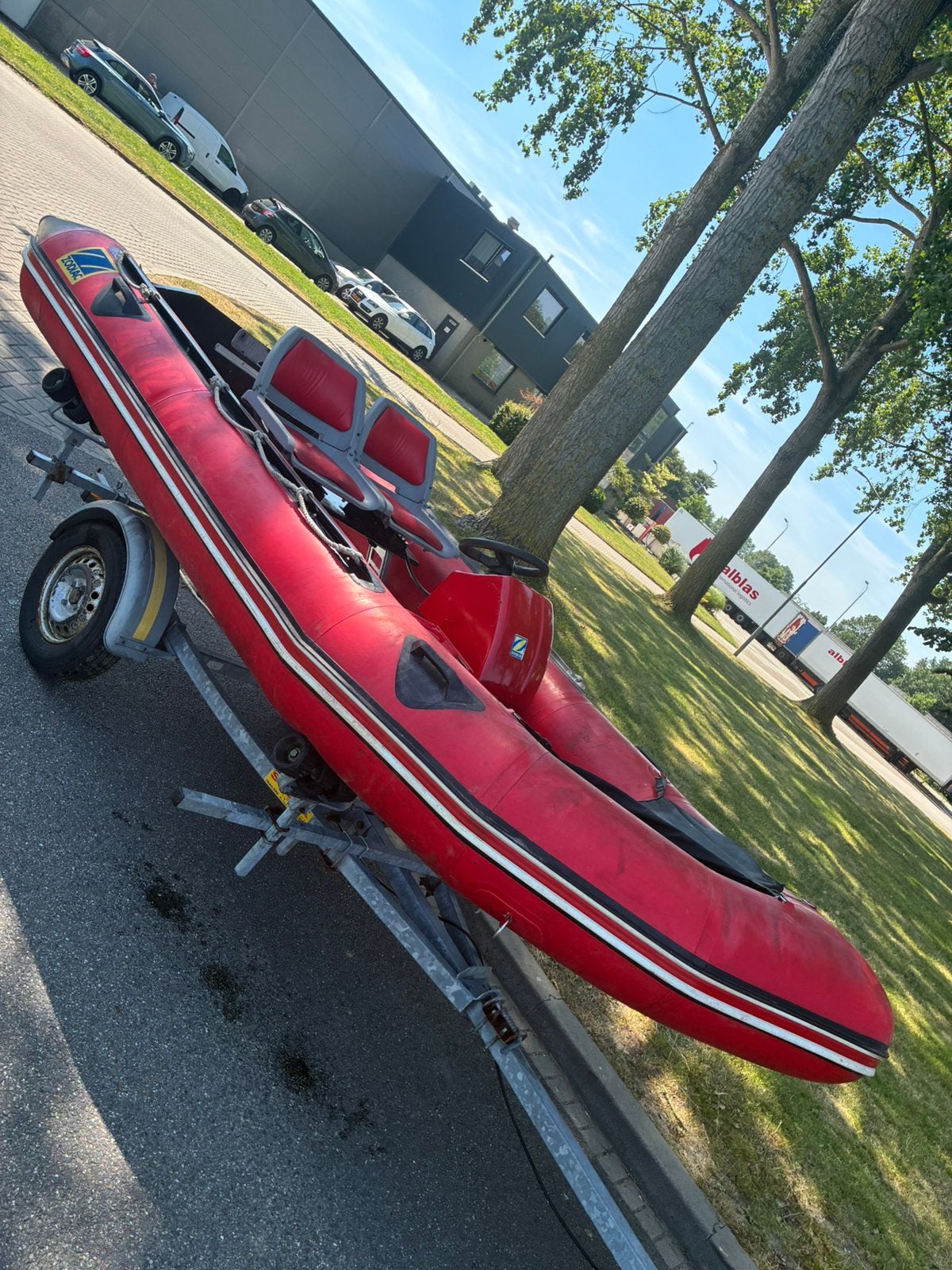 Voor onderdelen of opknapper zodiac 420, Ophalen, Zo goed als nieuw, Overige typen, Motorboot