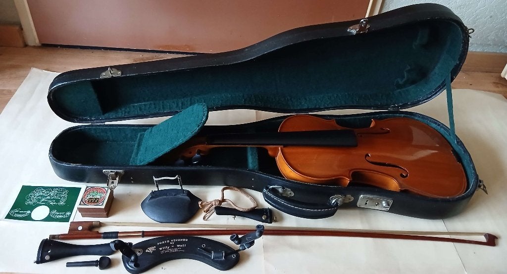 Chinese studieviool incl Accessoires, Overige formaten, Ophalen of Verzenden, Met koffer, Viool