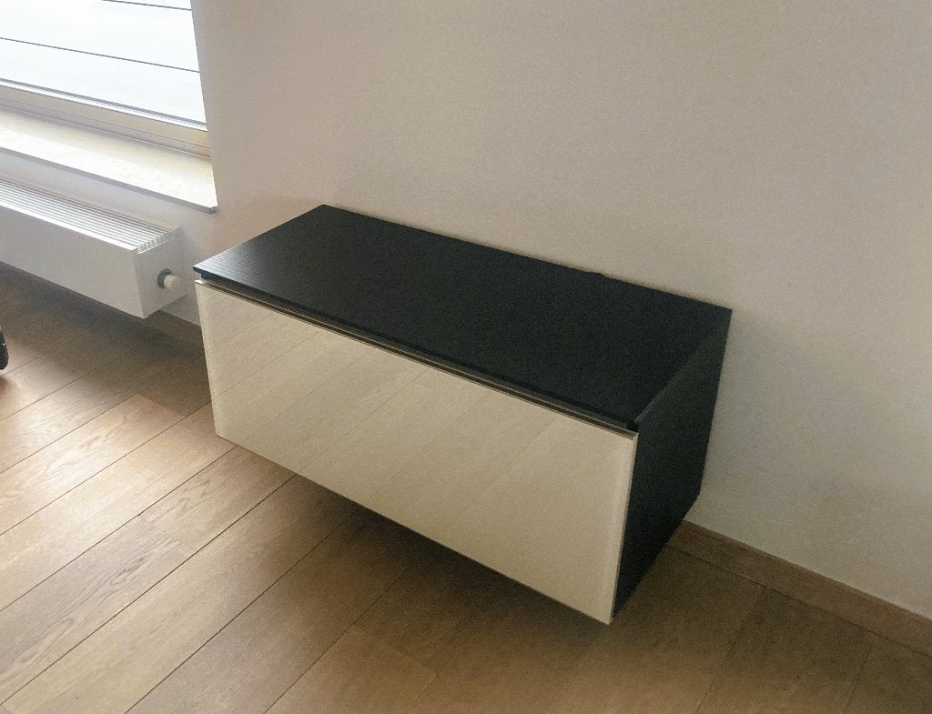 TV hangconsole B&B Italia Pab Design (stud Kairos)–als nieuw, Ophalen, Modern upscale design, 50 tot 100 cm, Zo goed als nieuw