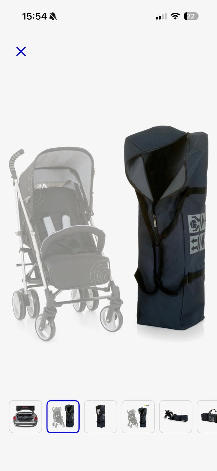 Haux buggy hoes reishoes, Kinderen en Baby's, Buggy's, Ophalen, Zo goed als nieuw