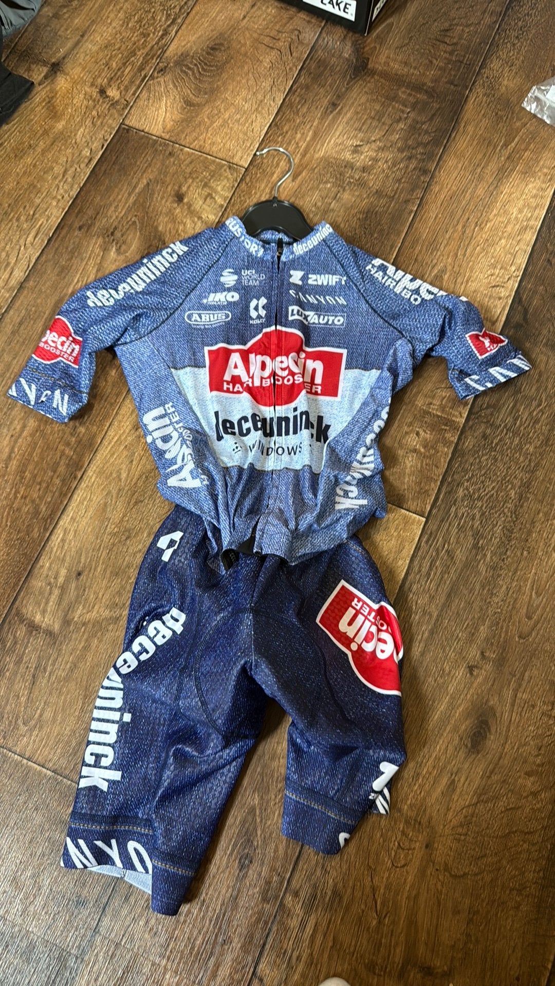 Team Alpecin Deceuninck zomer Road Race pak nieuw maat XS, XS, J, Nieuw, Ophalen of Verzenden