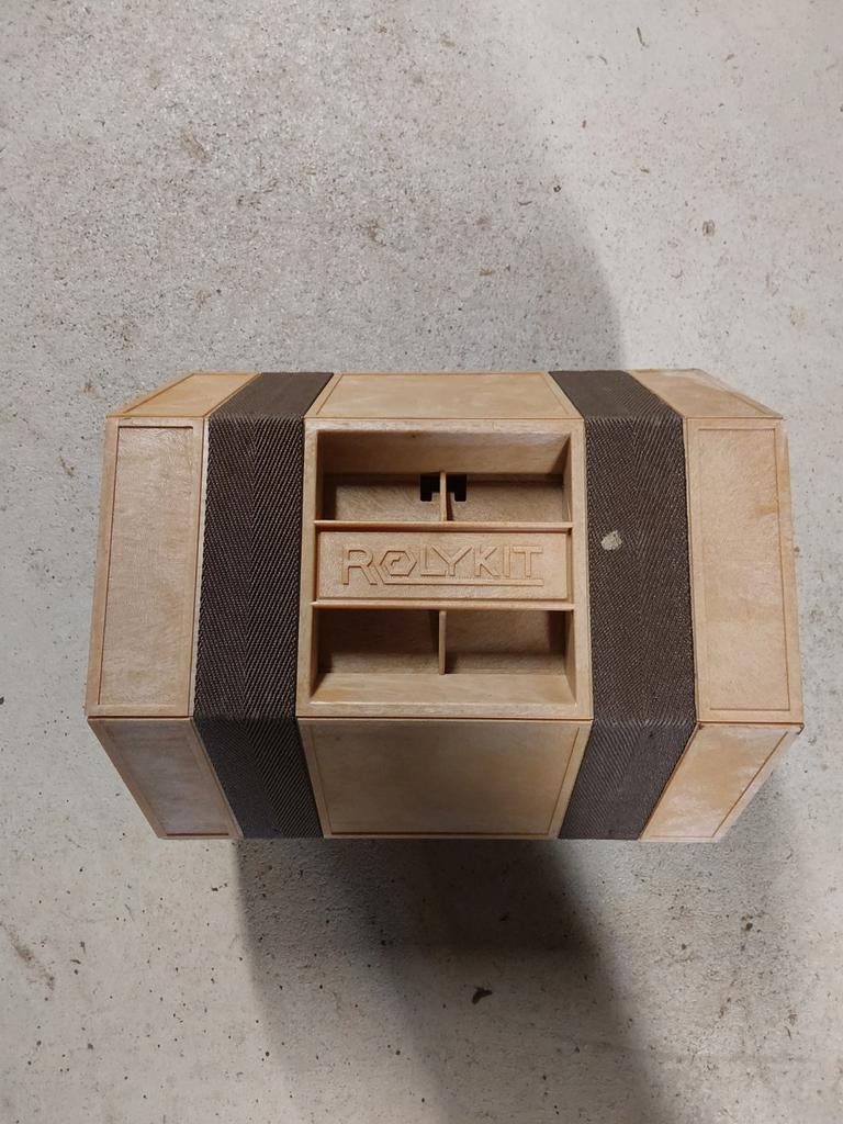 Vintage Rolykit opbergbox - Handige opberger, Ophalen, Gebruikt