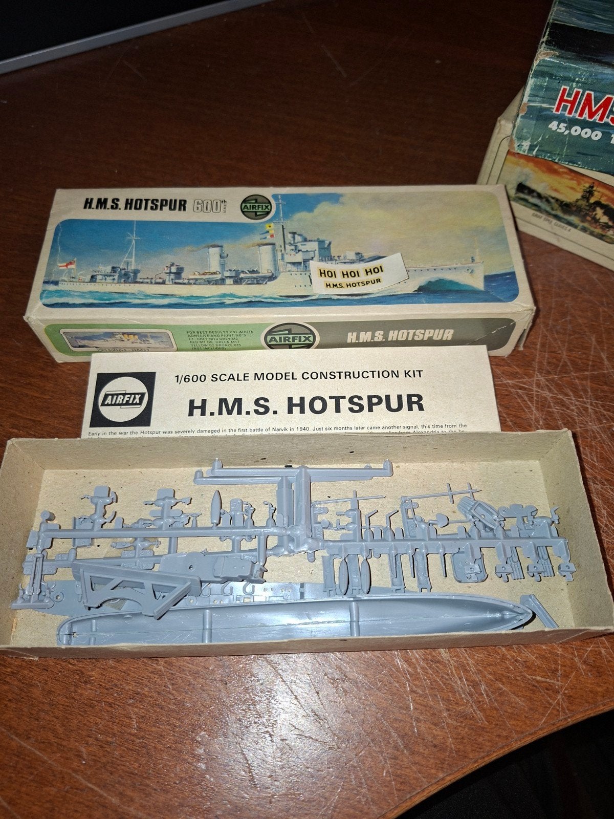 Airfix HMS Hotspur 1:600 modelbouwschip compleet, Verzenden, Gebruikt, 1:200 of kleiner, Airfix